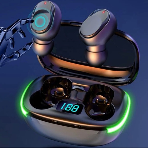 Passive Noise Cancelling In-Ear Touch Control LED Waterproof Wireless Earphone - Picture 7 of 7